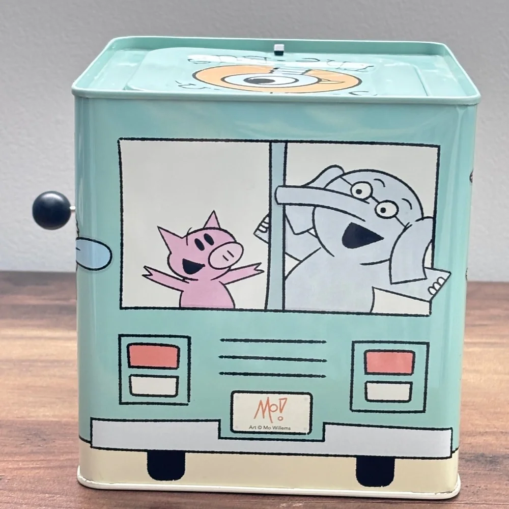 JACK IN THE BUS Jack In The Bus PIDGEON Musical Pop Up Toy Mo Willems Wheels Bus